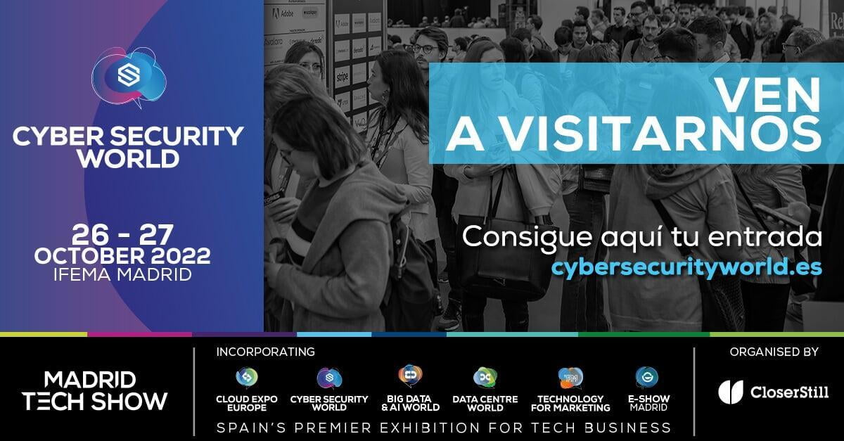 Cefiros volverá a participar en Cyber Security World Madrid el 26-27 Octubre 2022 